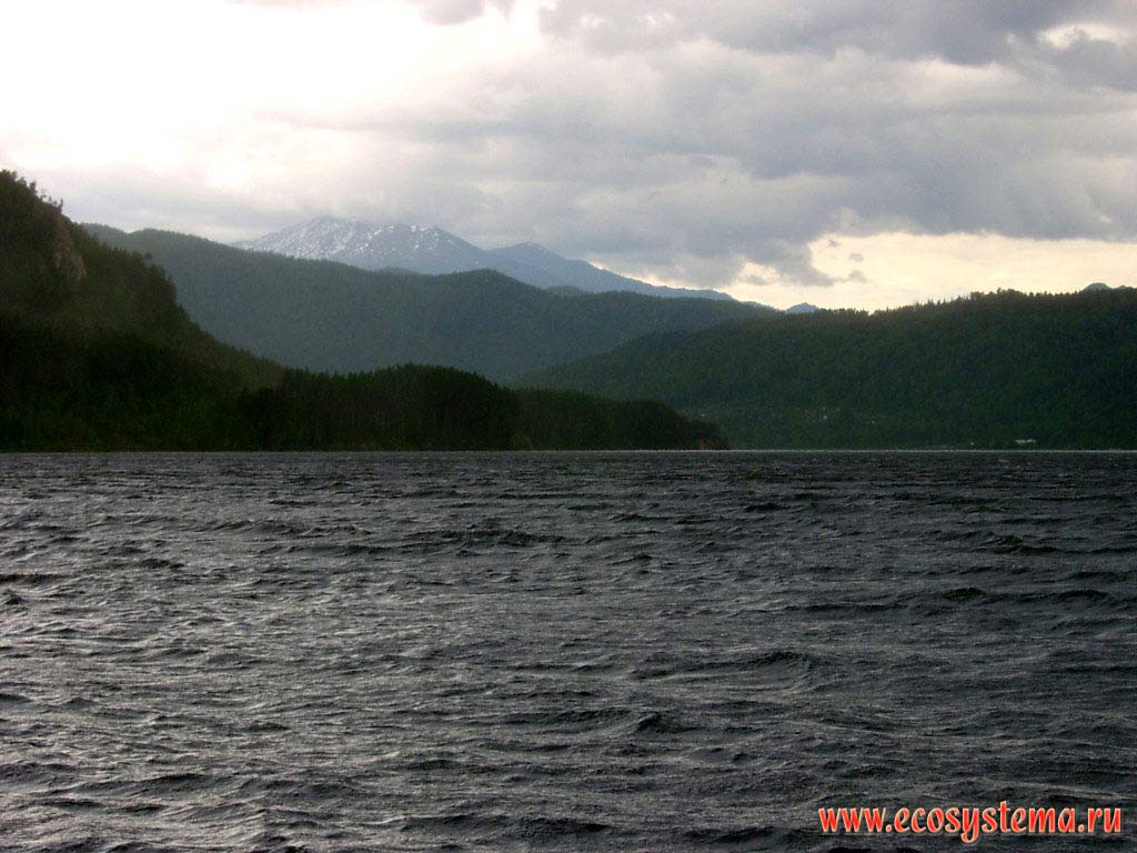 Yenisei river below Saiano-Shushenskaya dam.
